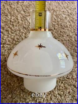 Atomic Starburst Glass & Brass Wall Lamp Very Rare/Scarce Tested & Working