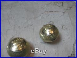 Authentic MCM- EARCLIPS in goldtone, a VERY RARE item - NEW condition
