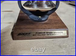 Authentic Very Rare Collectible BNSF RAILWAY Safety Bell Award