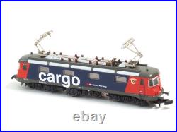 BRASS Swiss Z Line SZL Locomotive SBB Re 6/6 with CARGO, very rare, Ajin of Korea