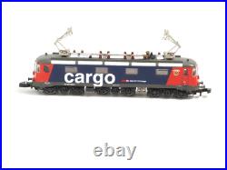 BRASS Swiss Z Line SZL Locomotive SBB Re 6/6 with CARGO, very rare, Ajin of Korea