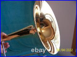 Bach 42 Stradivarius Trombone 8 1/2 bell rarely used very good cond. Nice case