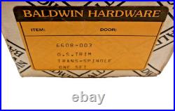 Baldwin 6608-003 OS-Trim Trans-Spindle ONE SET NOS VERY RARE Only 1 Available