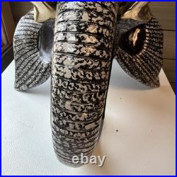 Big Heavy Brass Elephant Head Hand Painted RARE Sculpture Very Heavy