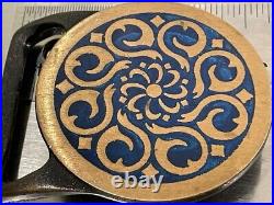 Blue Tech Ether Guild 1978 Galaxy Solid Brass Vintage Belt Buckle Very Rare