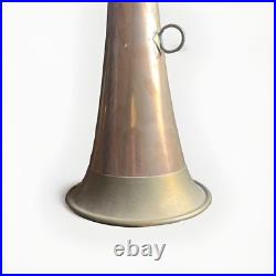 Boosey & Co 1912 Copper And Brass Hunting Horn very rare in this condition