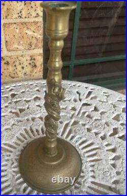 Brass Candelabra A Master Piece Very Rare Antique $180 Free Postage