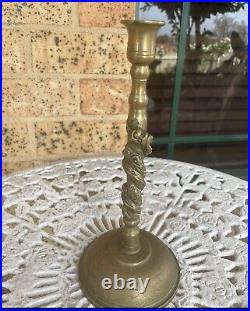 Brass Candelabra A Master Piece Very Rare Antique $180 Free Postage