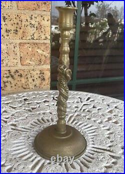 Brass Candelabra A Master Piece Very Rare Antique $180 Free Postage