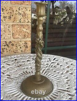 Brass Candelabra A Master Piece Very Rare Antique $180 Free Postage