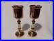 Brass-Copper-Antique-Goblets-Rare-Very-Heavy-Gauge-Pair-Ceremonial-Cups-01-mzm