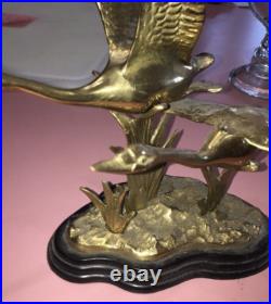Brass Flying Bird Statue Table Piece -Very Rare-NewDisplay Model-SHIPS N 24 HR