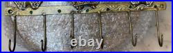 Brass Owl Beautiful Carving Keyholder Unique Vintage Piece Collectible Very Rare