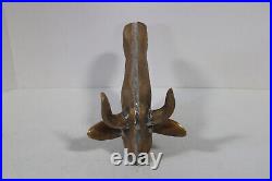 Bronze Bull Head E. G. Washburne Weathervane Head Only- Very Rare Size