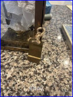 Brooks Brothers Hanging Brass Cabin Lantern Antique Very Rare