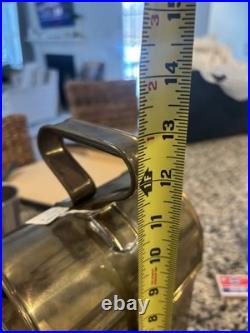 Brooks Brothers Hanging Brass Cabin Lantern Antique Very Rare