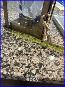 Brooks Brothers Hanging Brass Cabin Lantern Antique Very Rare
