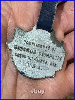 Bucyrus Company 1910s Enamel Cloisonne Erie shovel Target Watch Fob Very Rare