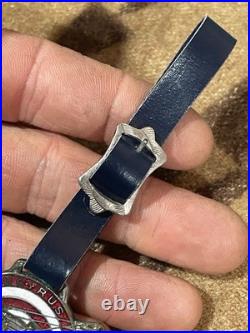 Bucyrus Company 1910s Enamel Cloisonne Erie shovel Target Watch Fob Very Rare