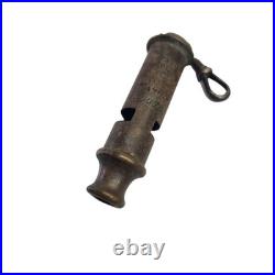 Bukta Original Boy Scouts Whistle Antique Brass Very Rare