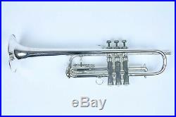 C- Trumpet F. Besson Meha from 1952, silver plated very rare