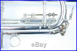 C- Trumpet F. Besson Meha from 1952, silver plated very rare