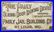 C1897-Antique-Bronze-Sign-Pauly-Jail-Building-Co-Brass-Plaque-Very-Rare-Detailed-01-qi