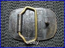 CALIFORNIA POLICE CHIEFS BRASS BELT BUCKLE! VINTAGE! VERY RARE! 1980s! #140! USA