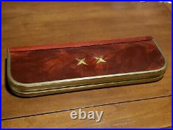 CASE XX 3 Piece Carving Set Very Rare Set Mint with Mahogany and brass Box