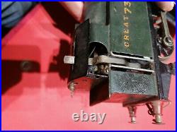 CLOCKWORK TANK ENGINE TRAIN great Western 732 very Rare brass pendulum movement