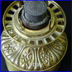 CUPID AND PSYCHE Fostoria Very Rare Antique GWTW Banquet Oil Lamp 1900 Gorgeous