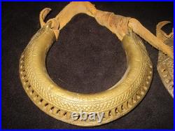 Camel Anklet Brass Bells matching set Very Rare Great Condition