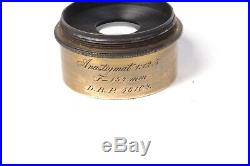 Carl Zeiss Jena very rare Anastigmat 154 mm, 12.5 Brass lens