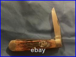 Case 6254 Xx Knife Jigged Bone Limited Edition Brass Lettering. (Very Rare!)