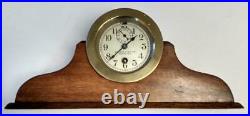 Chelsea Clock Brass Circa 1909 Very Rare 3 Dial, 3-1/2 Case
