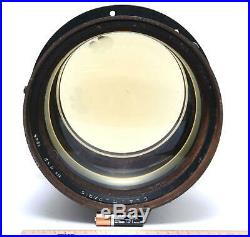 Clave Paris 400mm f/2.5 Nocton very big rare brass lens Yellow coated 1945 Y