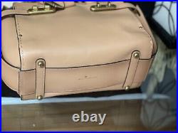 Coach 1941 DOUBLE Swagger APRICOT leather Brass VERY RARE Color