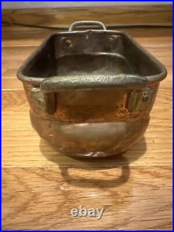 Collectors Item Very Rare 1800s Century Turkish Hand Hammered Brass Pot