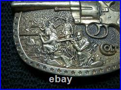 Colt Da Army Double Action Revolver Brass Belt Buckle! Vintage! Very Rare! Adm