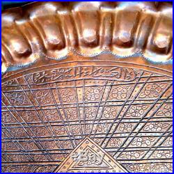 Copper Plate Enamel Last Supper Vintage Jesus Brass Very Rare Decorative Art