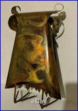 Curtis Jere Brutalist Vint Torched Brass Owl Sculpture Very Very Rare Model