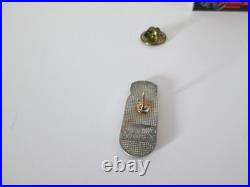 DBZ Dragonball Z brass lapel pin CAPSUL CORP 2006 Benelic unlicensed very rare
