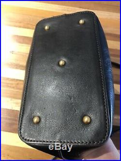 DOONEY & BOURKE FLORENTINE LEATHER MINI BARLOW Handbag BLACK Very Rare