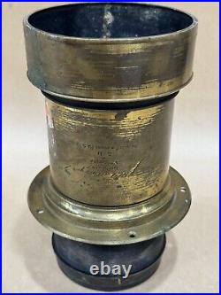 Dallmeyer London 5D # 50514 Antique 1867 Brass Lens Very Rare