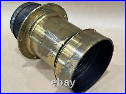 Dallmeyer London 5D # 50514 Antique 1867 Brass Lens Very Rare