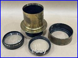 Dallmeyer London 5D # 50514 Antique 1867 Brass Lens Very Rare