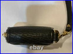 Dooney and Bourke Big Duck Coin Purse Solid Black Very Nice RARE