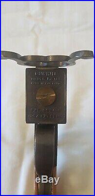 Dunhill Brass Tinder Pistol Table Lighter Made In England, Not USA. VERY RARE