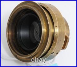 E. Rau Wetzlar 2.9/4.7cm Astro-Astan Brass lens Screw-Mount 32mm VERY RARE focus