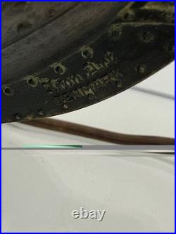 EDWARD AAGAARD VERY RARE Viking Ship LAMP Iron Art Copenhagen Denmark 16x20